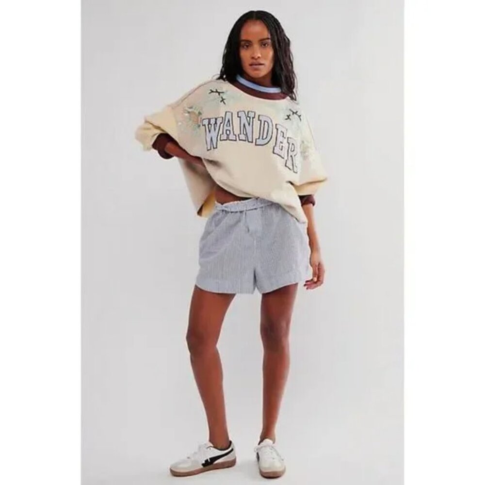 011 Free People Bali Day Dreams Pullover NWT Oversized Size XS